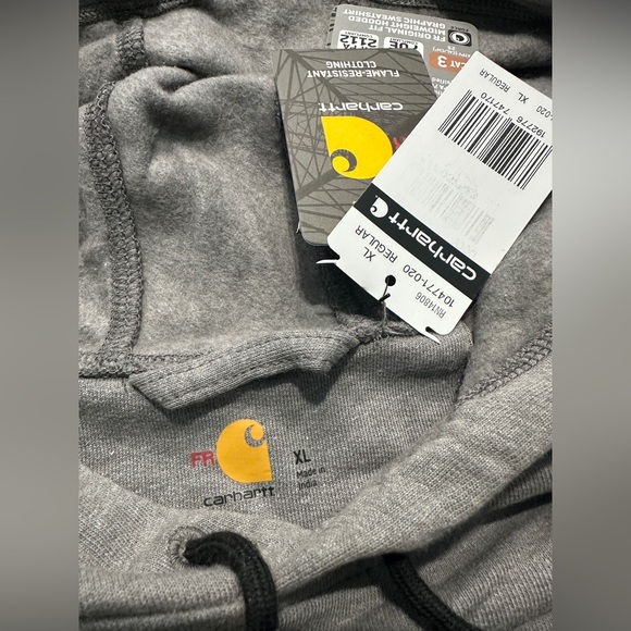 New Carhartt FR Flame Resistant Force Midweight Hoodie Sweatshirt for Men - Picture 3 of 6